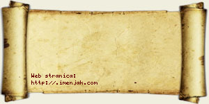 Isidora Rodić vizit kartica